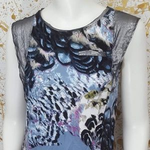 Simply Vera Wang cap sleeve blouse size XS